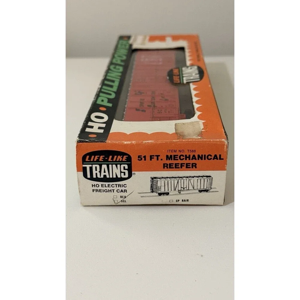 Life-Like HO Pulling Power 51ft Mechanical Reefer Item No. T588 Scale Freight